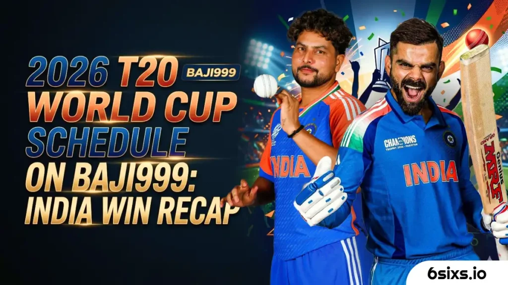 The Latest 2026 T20 World Cup Schedule is Available on Baji999 : Check out the Full Recap of India’s Win
